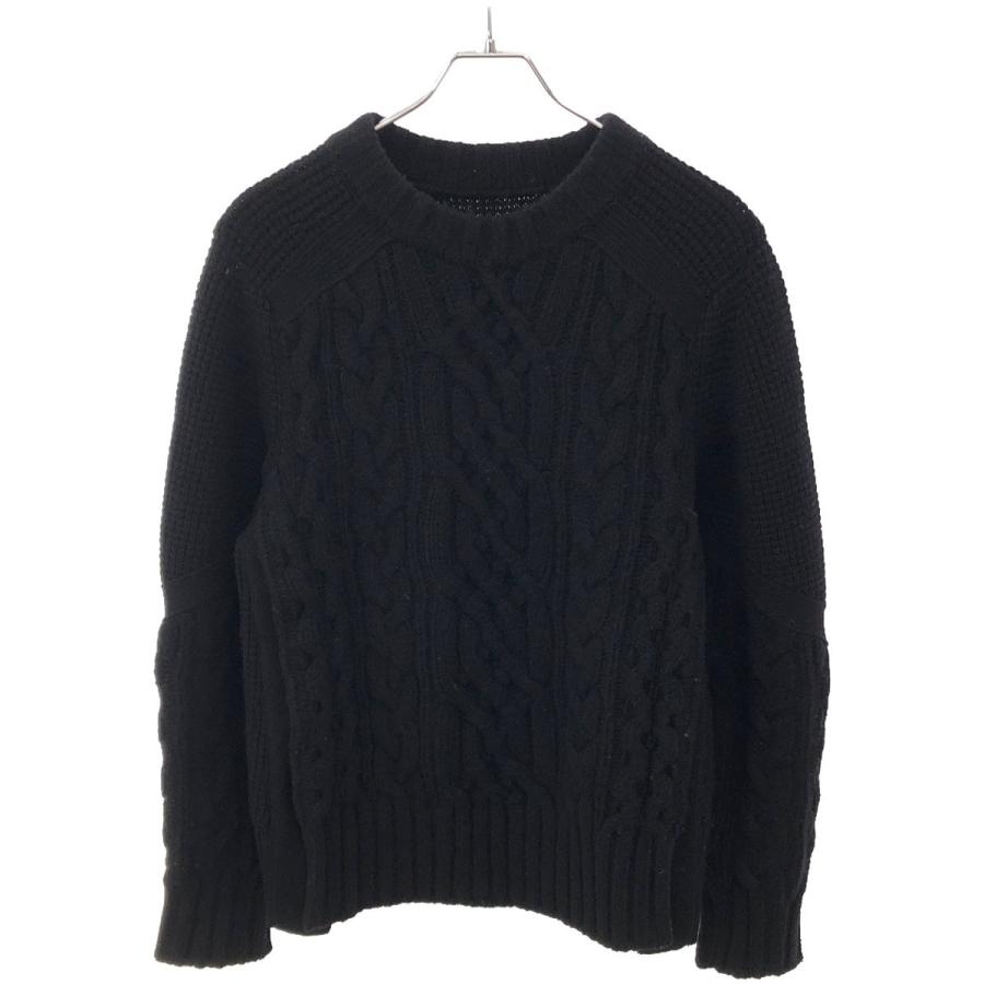 sacai サカイ 21AW KNIT HOLIDAY COLLECTION サイドスリットケーブル