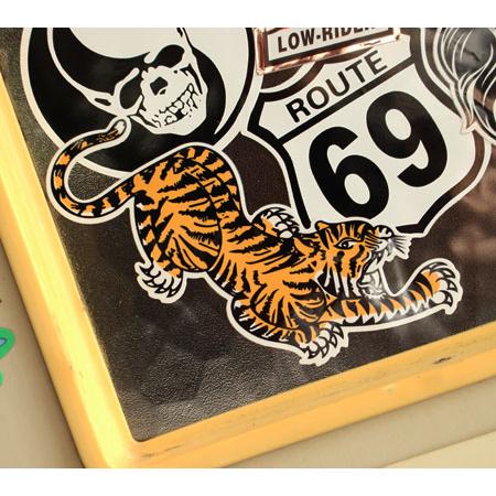 ジャパメタ SABER TIGER 大きなステッカー レアなおまけ付き