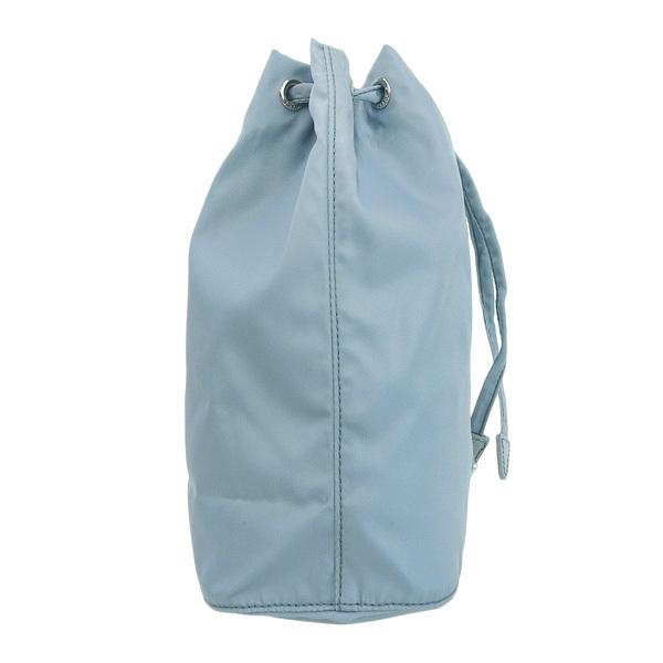 PRADA（プラダ） 巾着バッグ ポーチ 小物入れ ナイロン ブルー