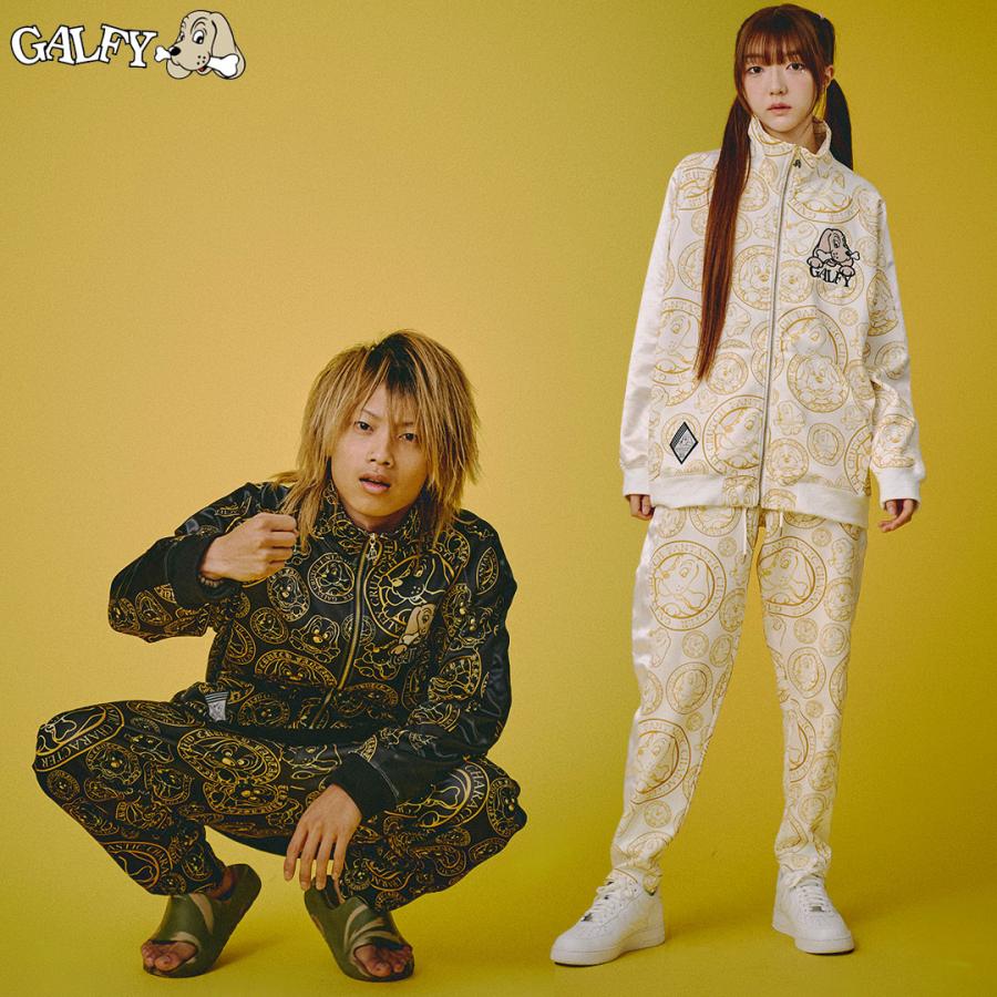 GALFY（ガルフィー） 成金チンピラ SETUP 153071 WHITE BLACK 上下