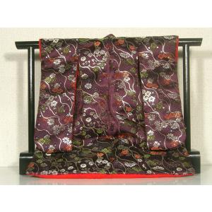 ミニチュア着物1/7金襴打掛キット 紺（高さ195mm幅277mm） : あい