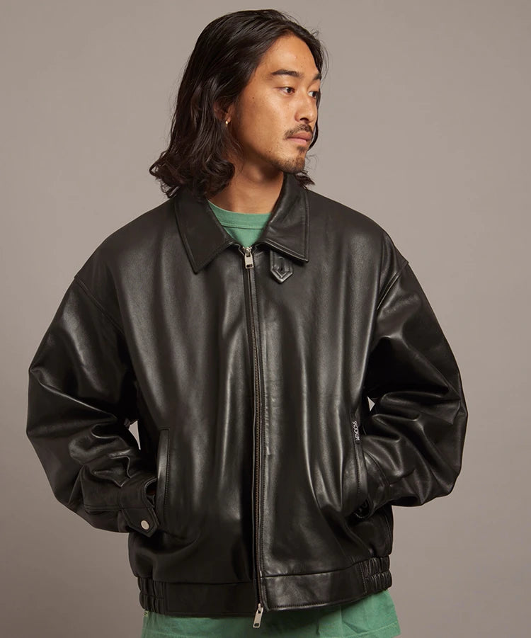 SKOOKUM.JE LAMB LEATHER ZIP JACKET – JACKROSE