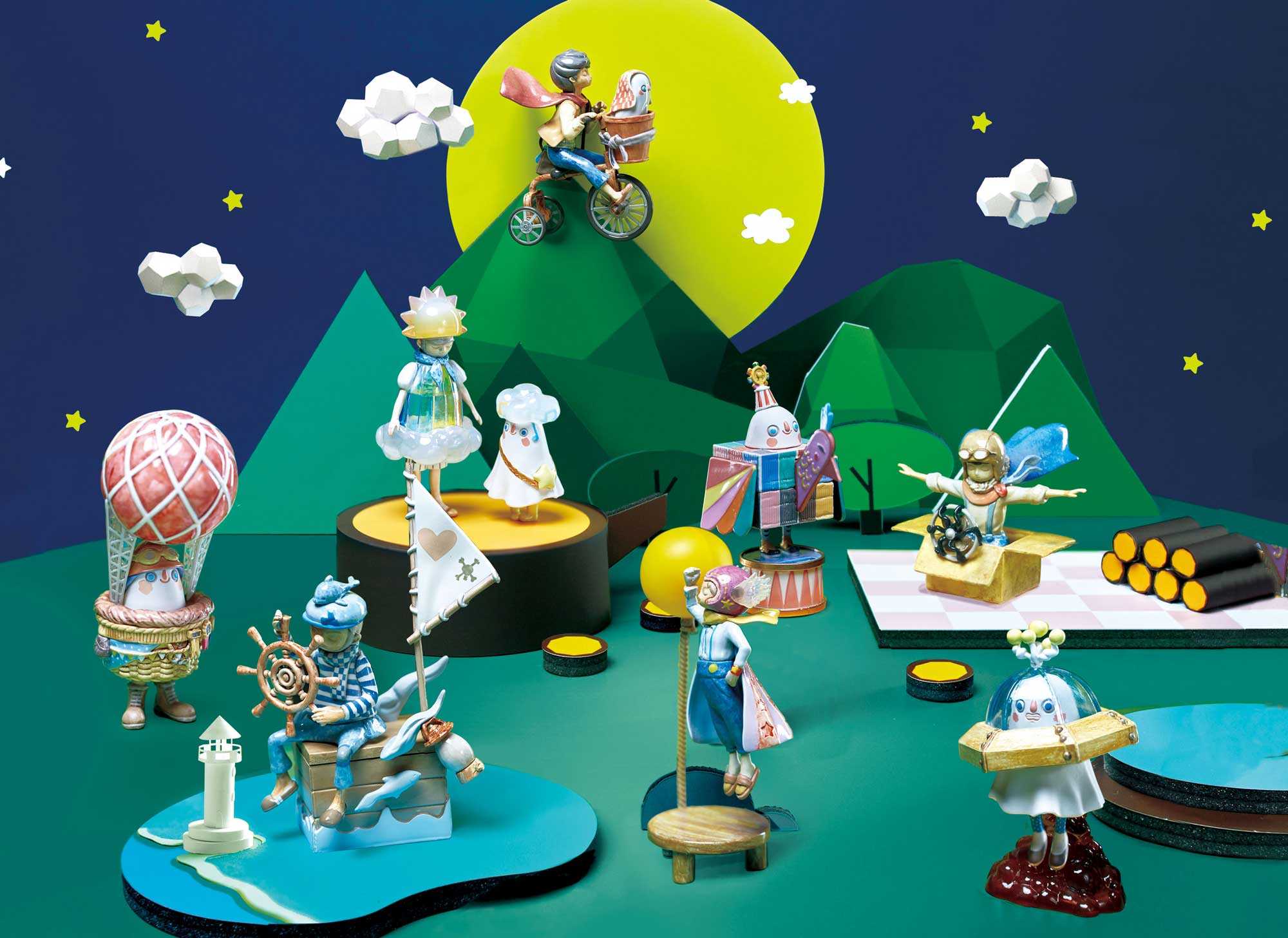 Zu&Pi (ズーアンドパイ)フィギュアコレクションVol.3《神奇玩乐园》 全