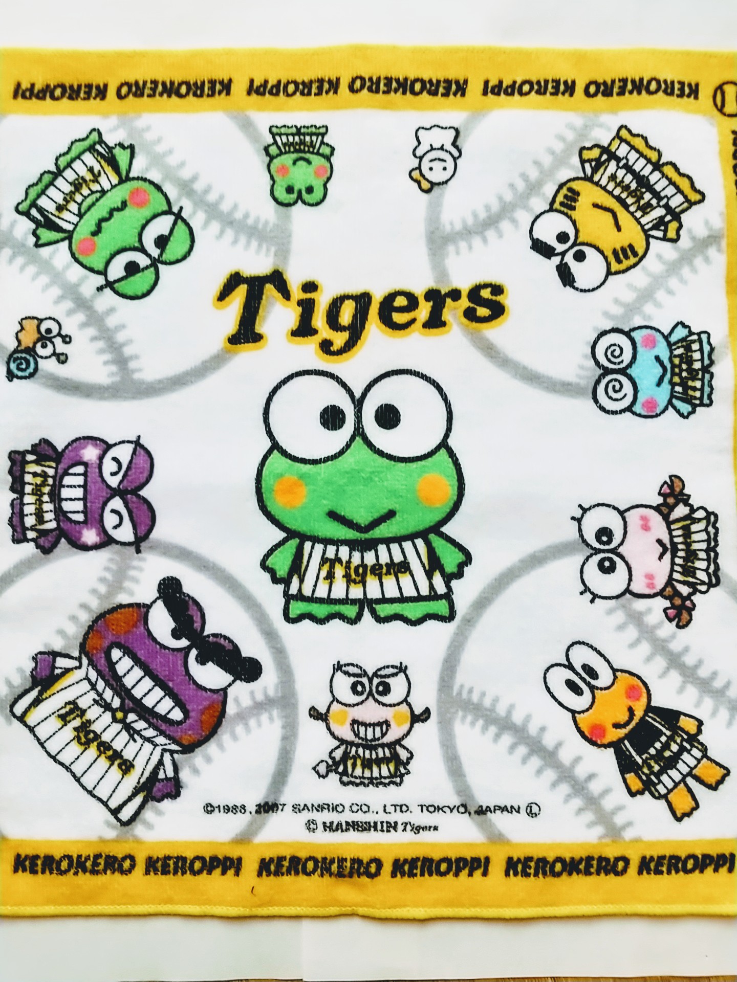 タイガースけろけろけろっぴタオルハンカチ: けろり～ぬ☆の好きなモノ