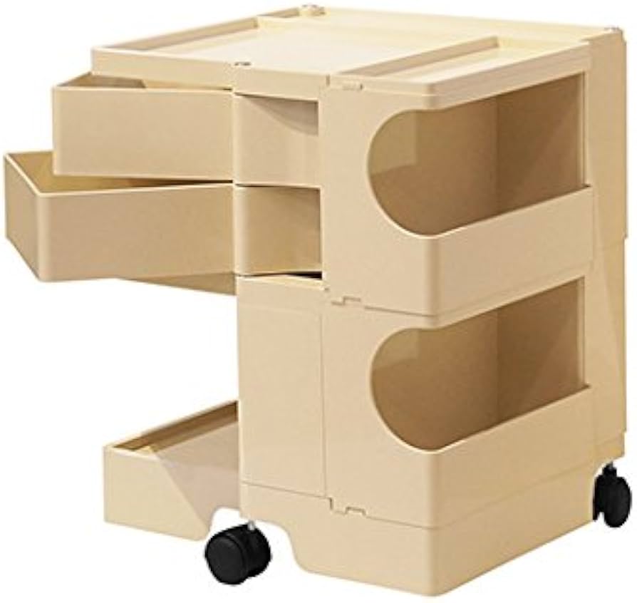 Amazon.co.jp: ボビーワゴン2段2トレイ ベージュ デザイナーズ家具