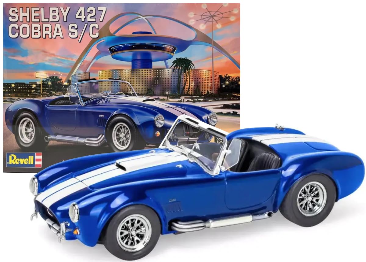 Amazon.co.jp: レベル4モデルキット シェルビーコブラ 427 S/C 1/24