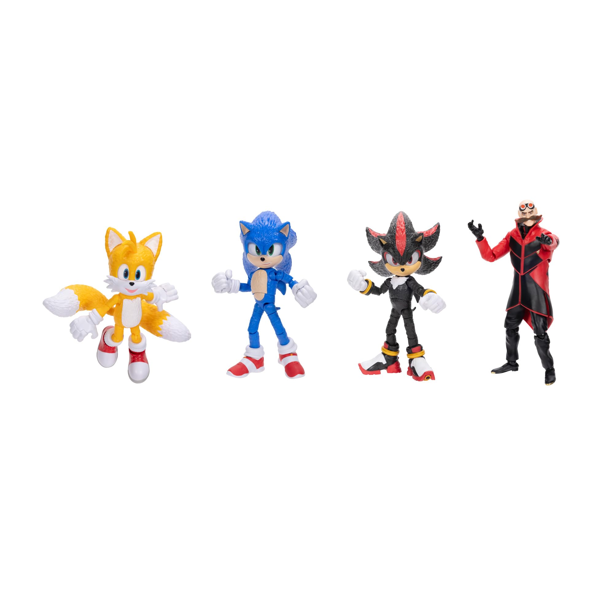 Amazon.com: Sonic The Hedgehog 3 Movie 5-InchAction Figure 4-Pack