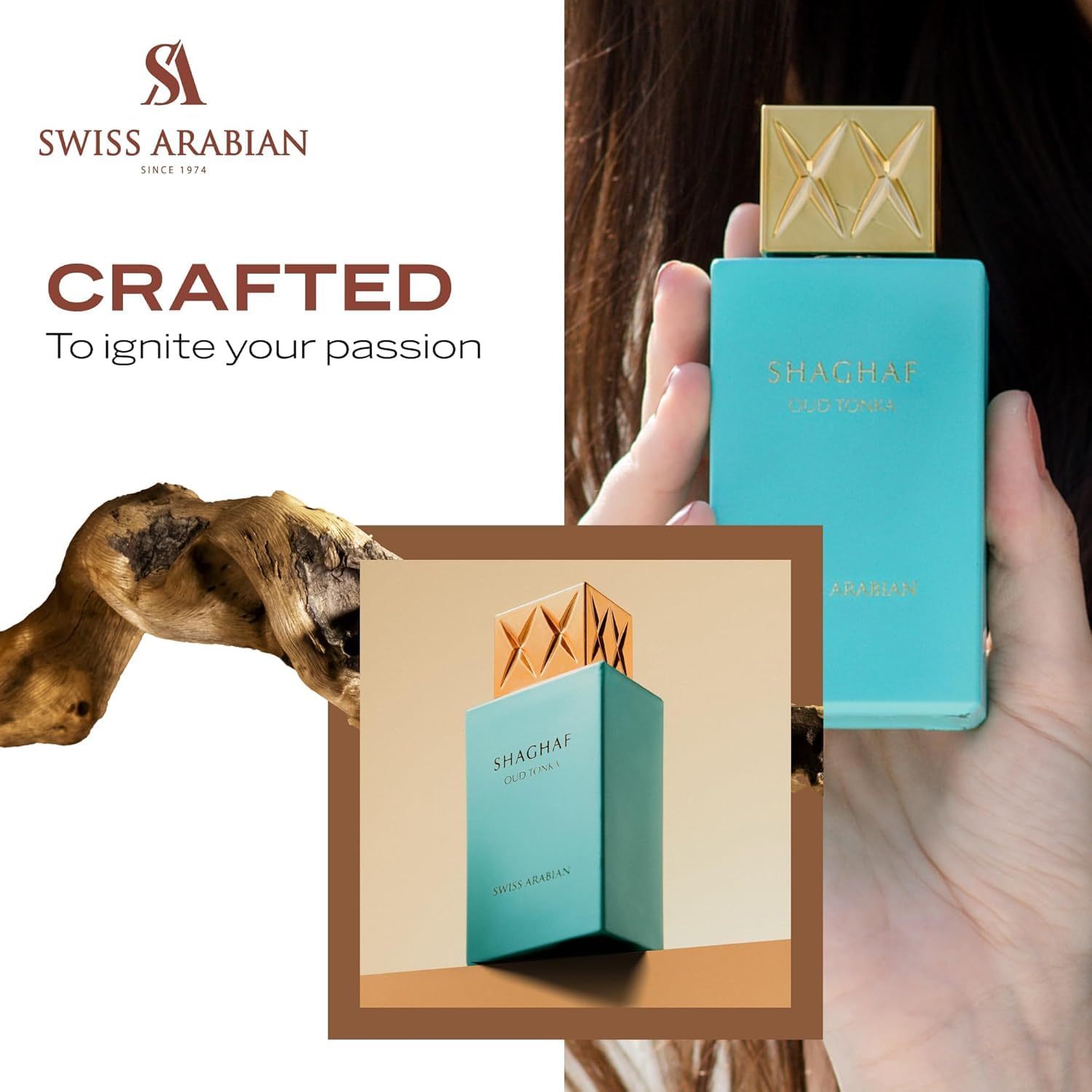 Amazon.com : Swiss Arabian Shaghaf Oud Tonka - Vanilla Perfume
