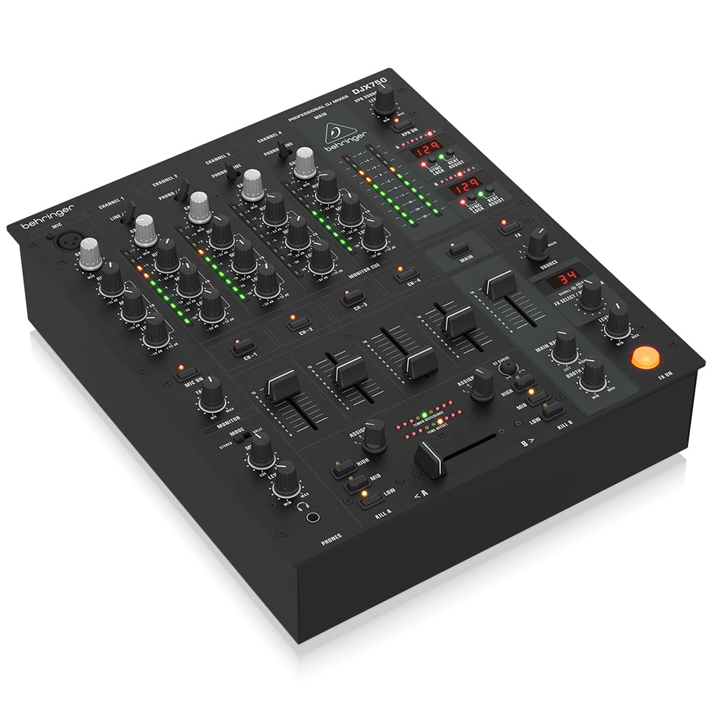 Amazon.com: Behringer PRO MIXER DJX750 Professional 5-Channel DJ