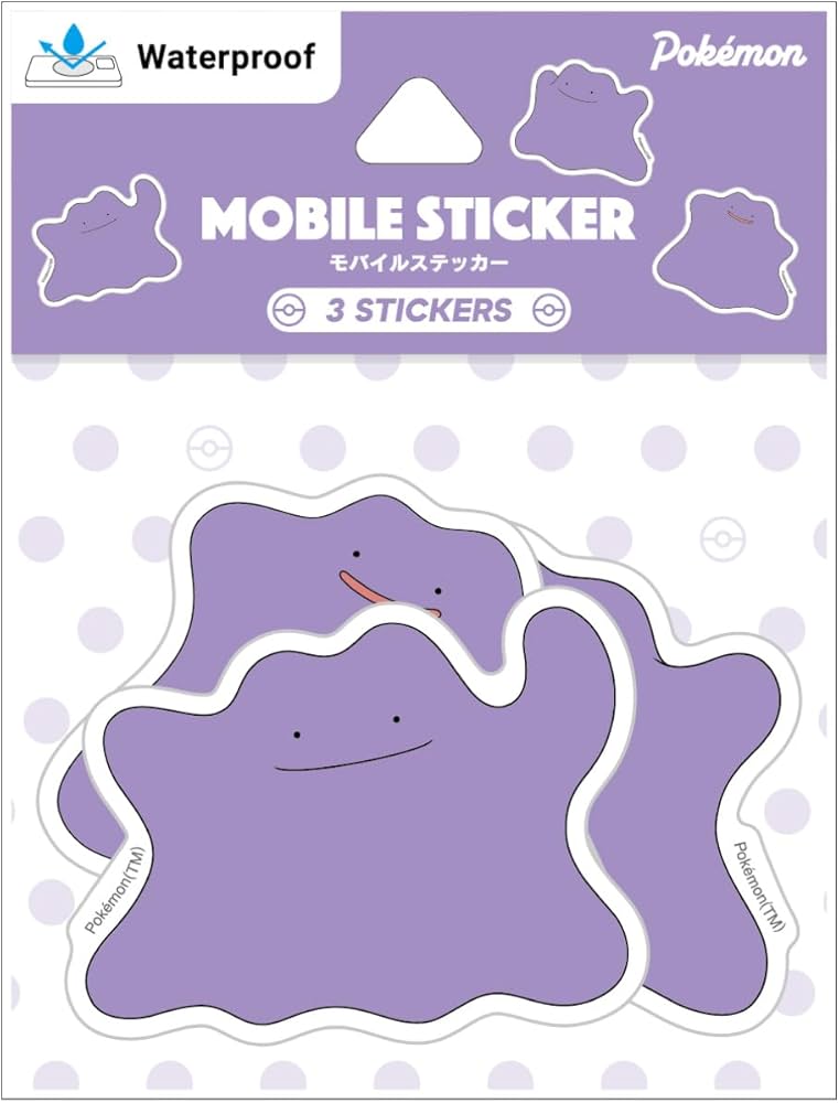 Amazon | グルマンディーズ ポケットモンスター モバイルステッカー