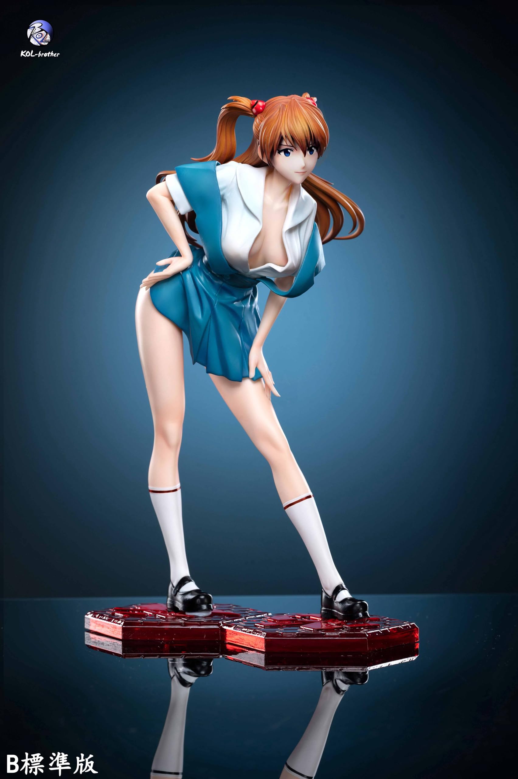 Amazon.co.jp: 惣流・アスカ・ラングレー フィギュア 制服Ver. 1/6