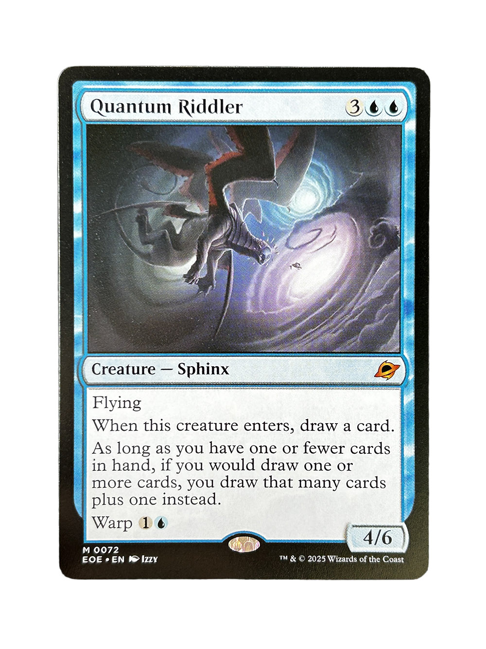 Quantum Riddler #072 Holo from Edge of Eternities (EOE) MTG Proxy