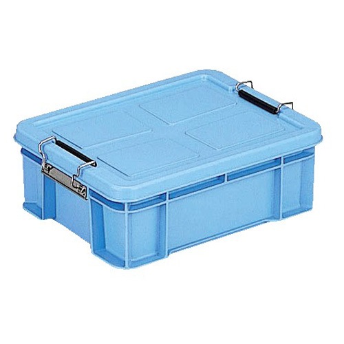 コンテナ館】岐阜プラスチック工業(リス) ストッパー金具付コンテナ B