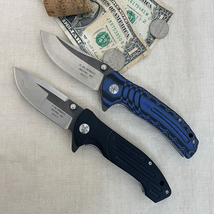 C.JUL HERBERTZ ミリタリーライナーロックナイフ 583312 刃長73mm 440C