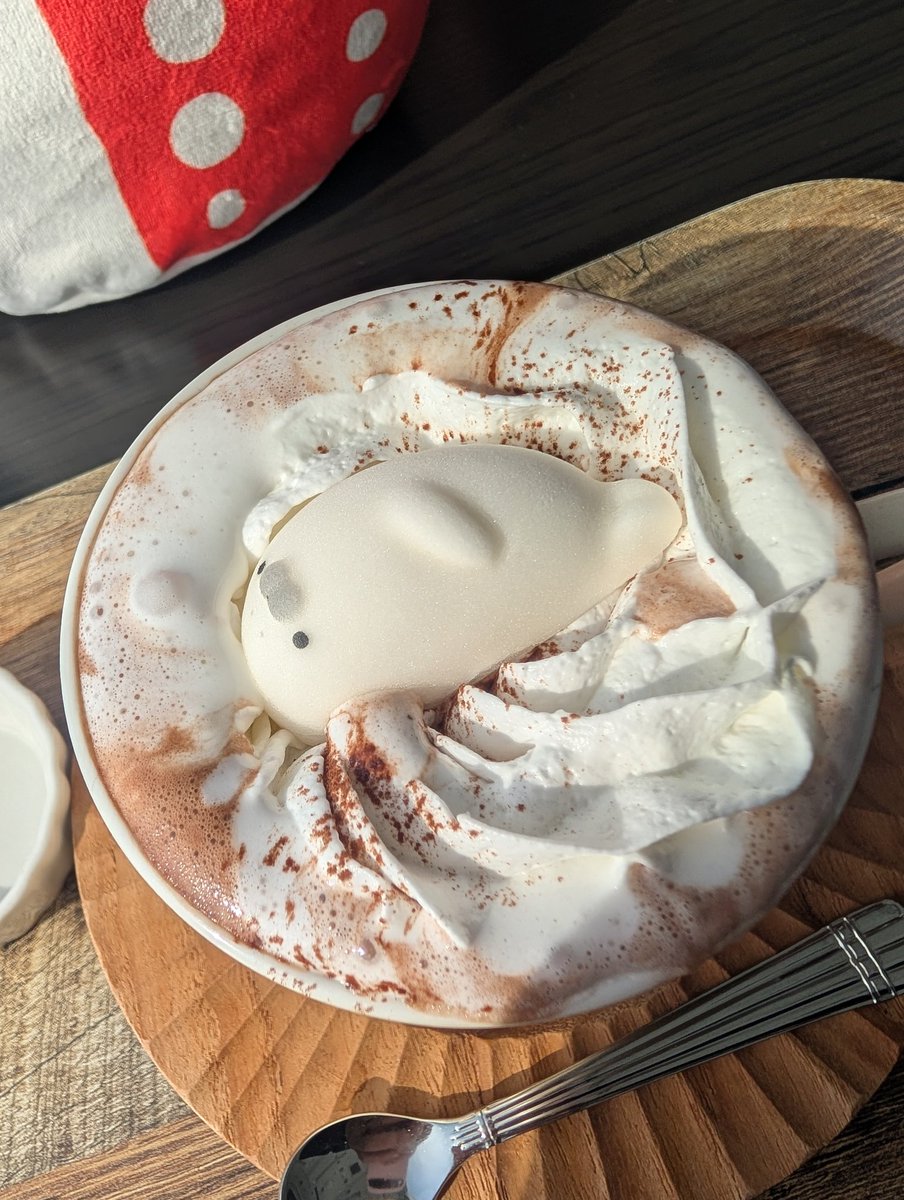 去年閉店時間過ぎてて断念したもちもちあざらしくんマシュマロ今回は