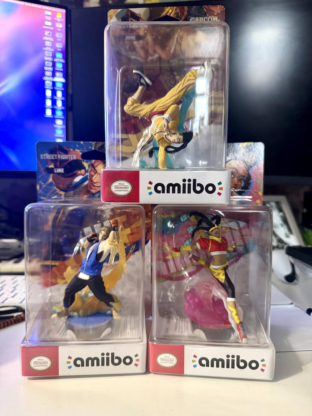 ルーク、キンバリー、ジェイミーのamiibo (ストリートファイター6) : r
