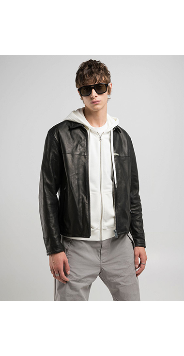 WAXラムレザージャケット｜REPLAY リプレイ公式通販サイト