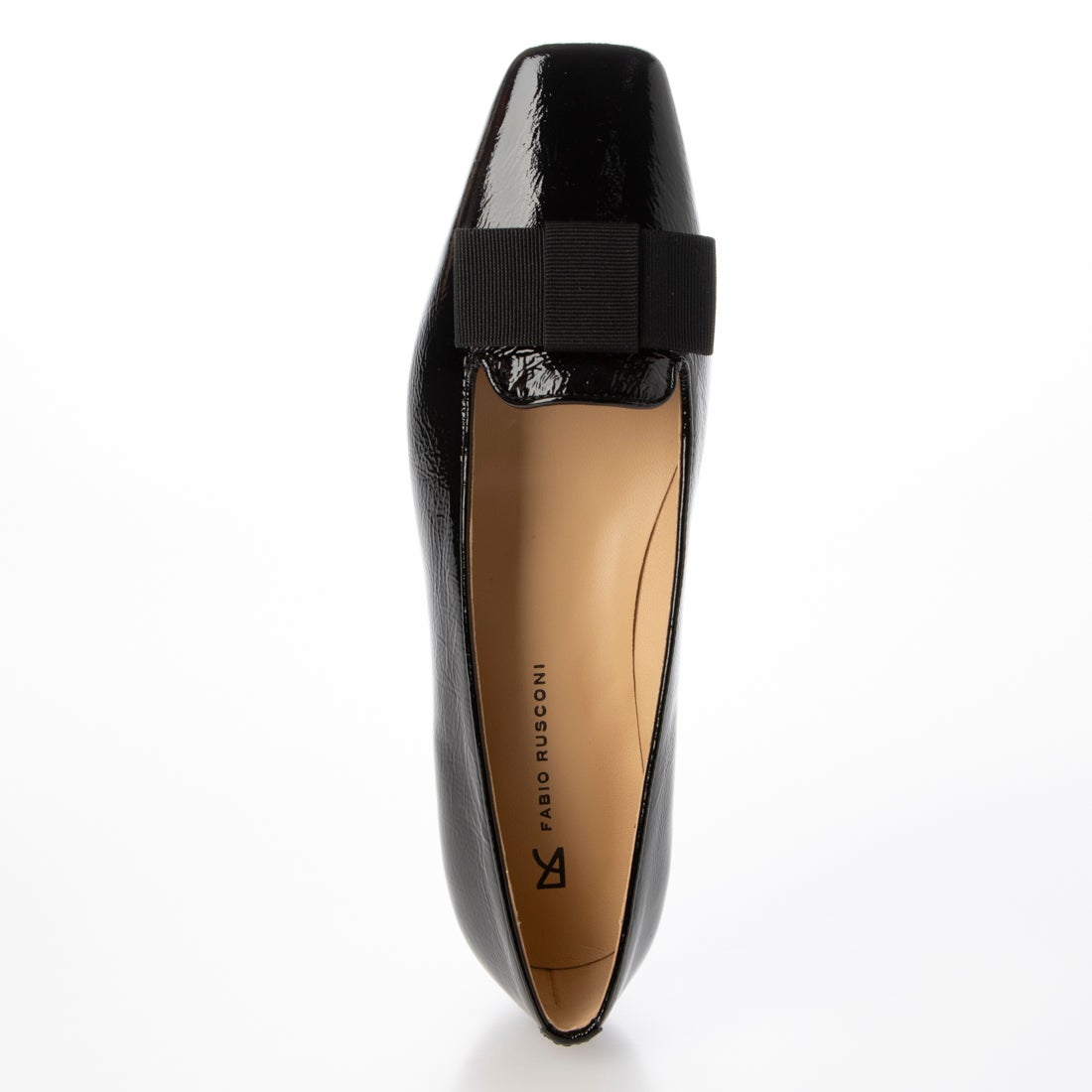 ファビオルスコーニ FABIO RUSCONI スクエアトウオペラパンプス