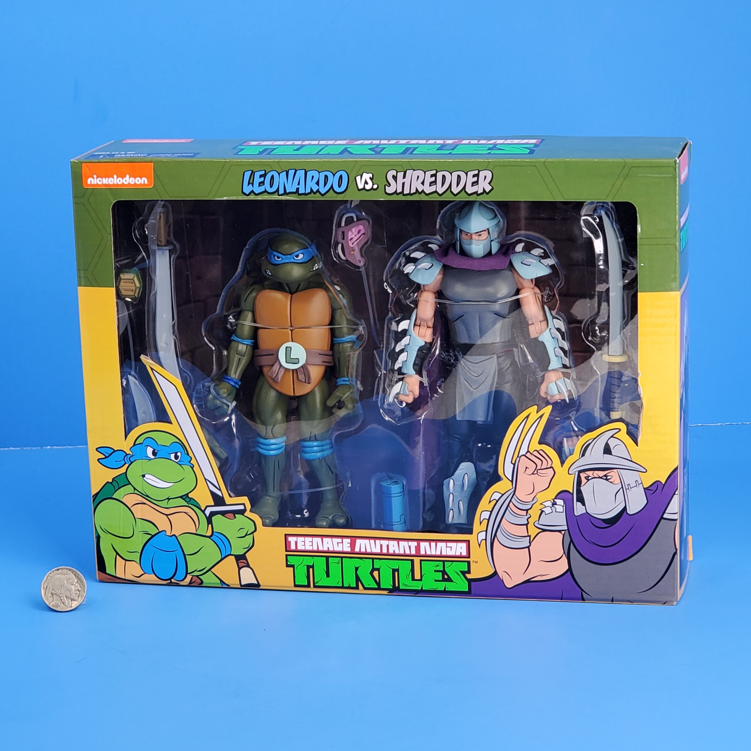 neca nickelodeon tmnt leonardo vs. shredder – OB Toys