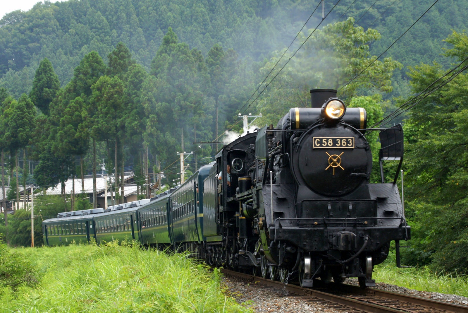 形式なしプレートのC58 363 2010.8.1 | D51338の ほぼ蒸機ブログ “NO