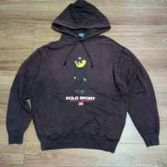 90s POLO SPORT サングラス ポロベア パーカー Lサイズ - メルカリ