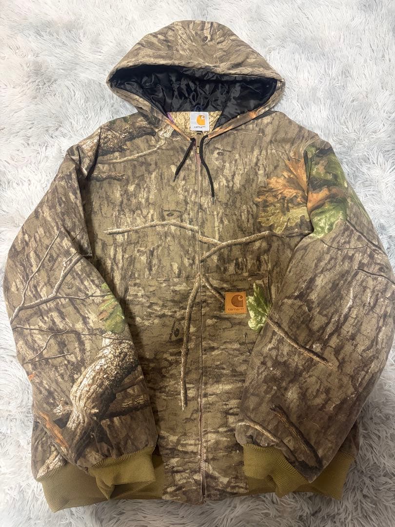 凌*野様 Carhartt リアルツリー　ジャケット USA製 Carhartt Realtree Camo Active Jacket Thermal Lined 迷彩 XL