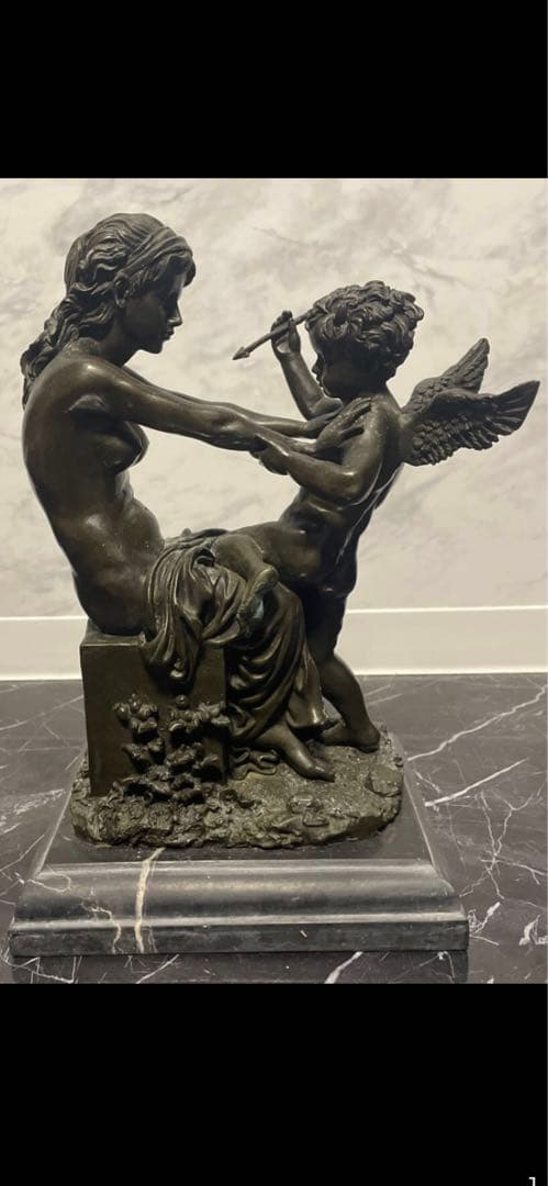 女神　天使　ヴィーナス　ギリシャ　彫像　オブジェ　エロス像