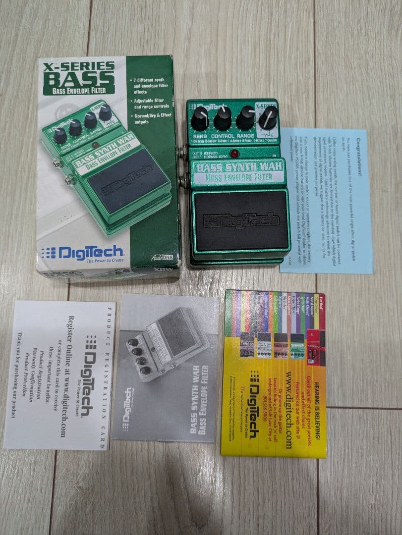 ギター Digitech bass synth wah