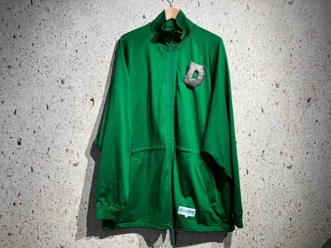 DOUBLET L LETTER TRACK JACKET ダブレット 中古・古着通販】doublet (ダブレット) METAL LETTER TRACK JACKET