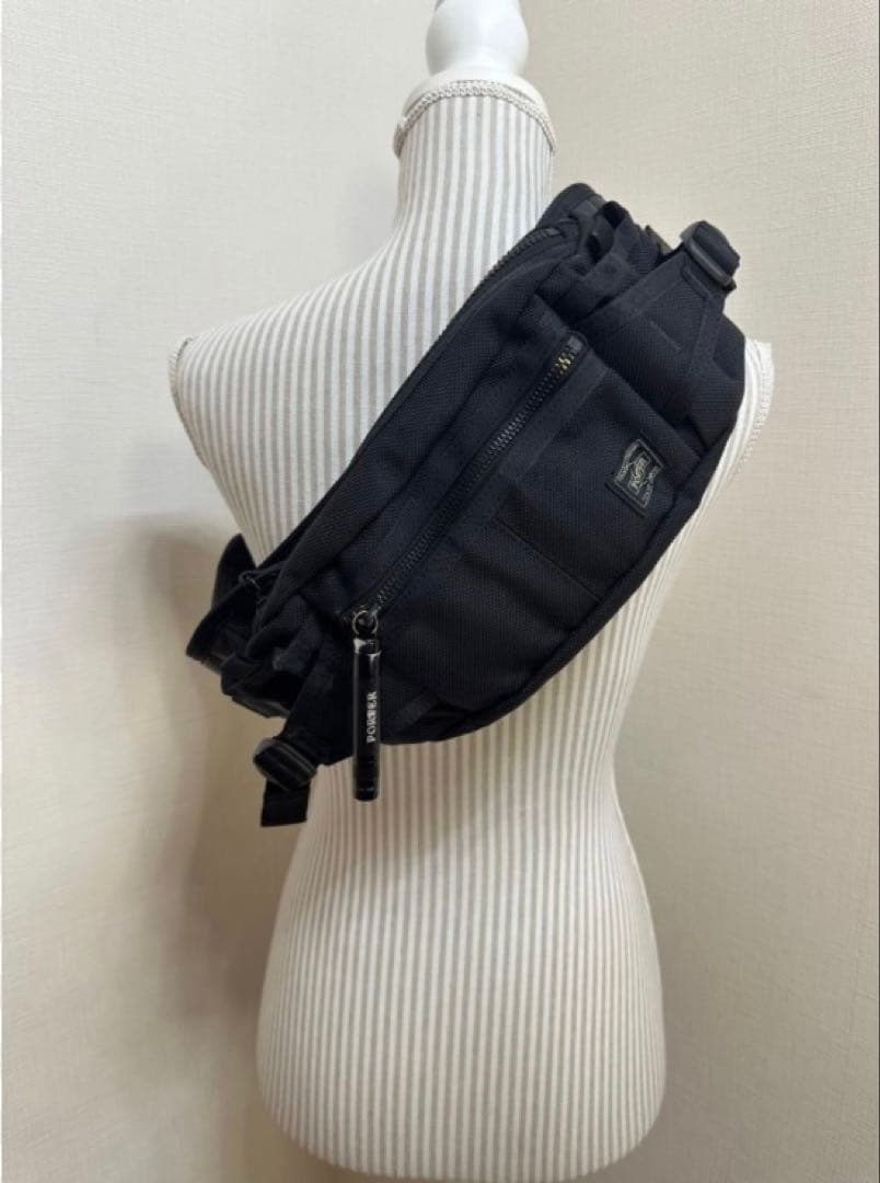 PORTER ボディバッグ ウエストポーチ ブラック ポーター PORTER ポーター ユニット ウエストバッグ 784ー05469 吉田