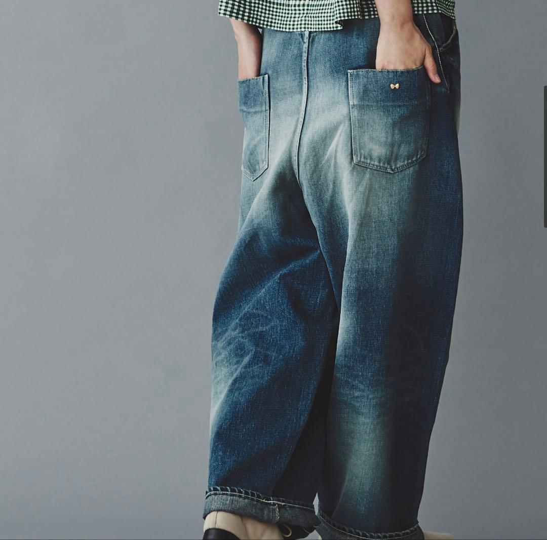 ミナペルホネン　alwaysバルーンワイドデニム