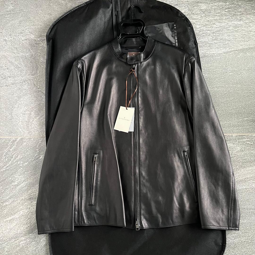 ALTACRUNA ラムレザー　シングルライダース