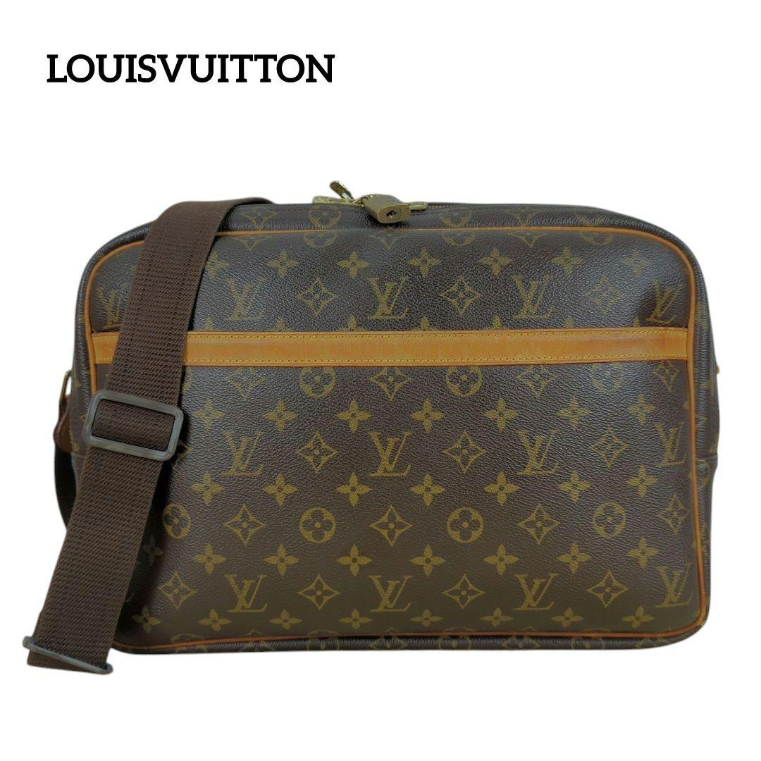 LOUISVUITTON ルイヴィトン リポーター GM ショルダー バッグ ルイヴィトンリポーターGM 14145 ブラウン ユニセックス モノグラム