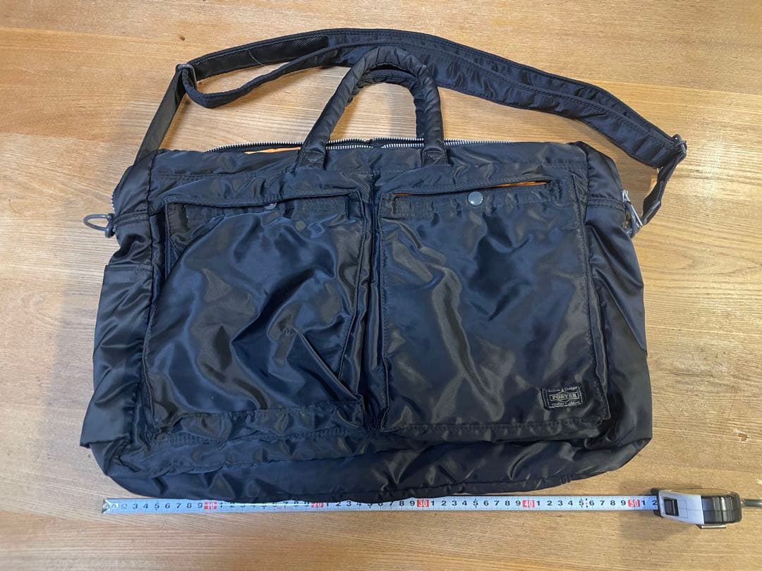 PORTER ブラック ビジネスバッグ　ブリーフ　2層 楽天市場】ポーター フラックス 2WAYブリーフケース 197-01504 10