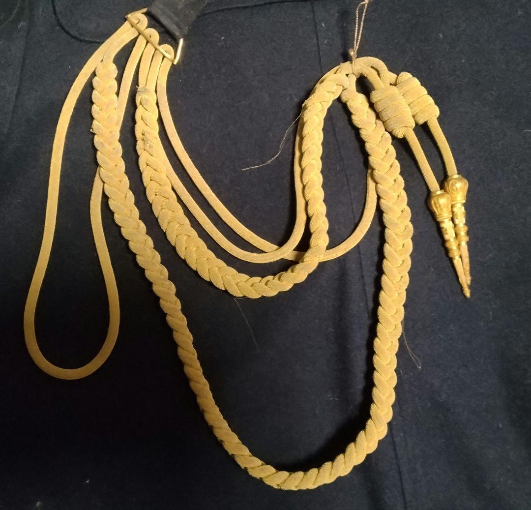 【実物】日本海軍　参謀飾緒　将官飾緒