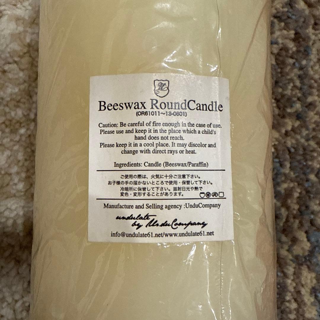 ☆キャンドル Beeswax RoundCandle ☆ - メルカリ