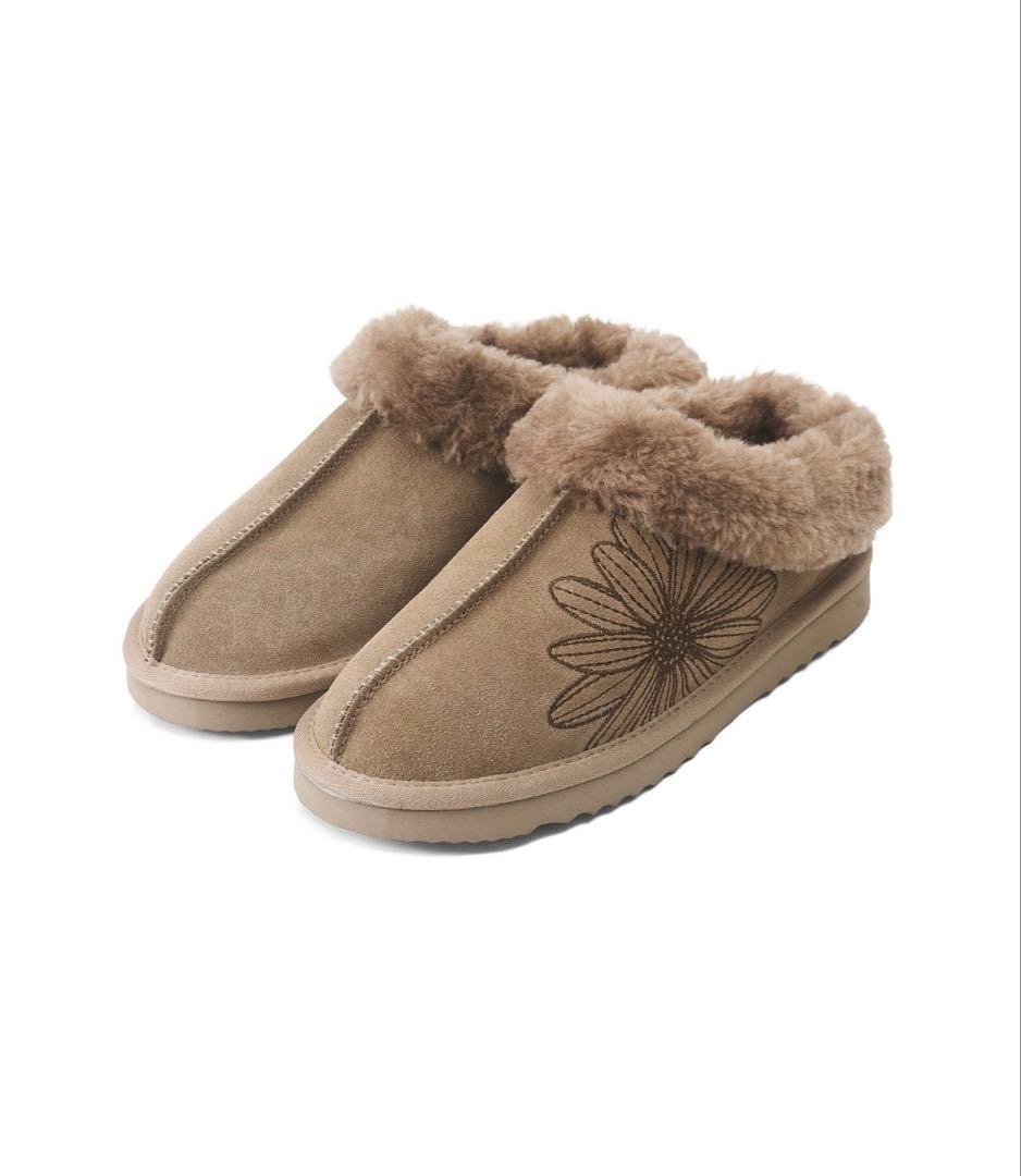 Mardi Mercredi L 25 新品未使用　ムートンブーツシューズ