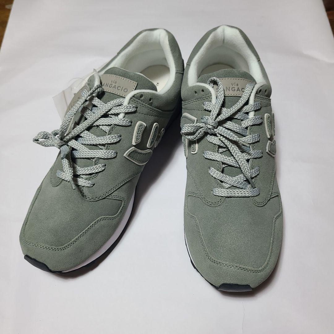 via SANGACIO サンガチオ スニーカー グレー 30cm 新品未使用