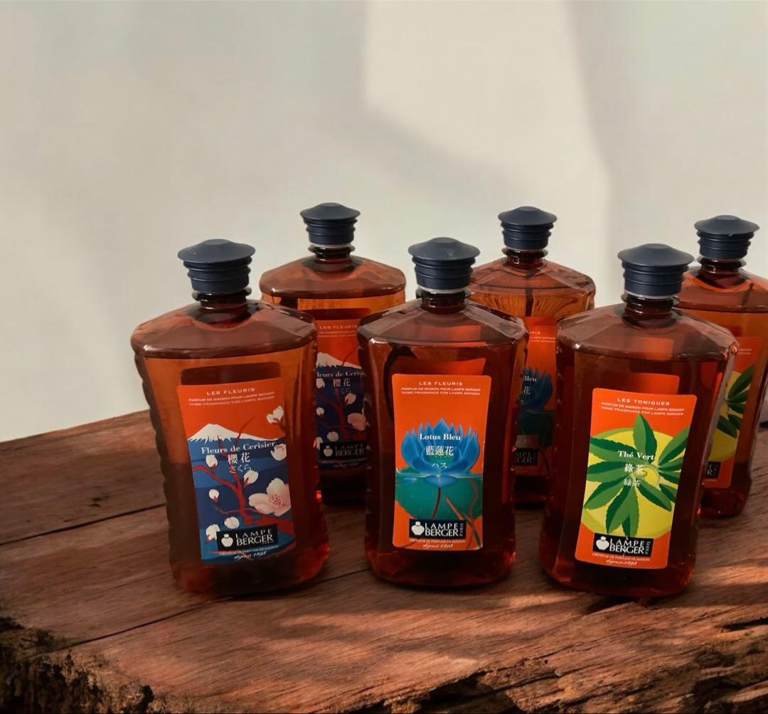 未使用品❗️ランプベルジェ エッセンシャルオイル 6本セット　廃盤 ブラウンボトル