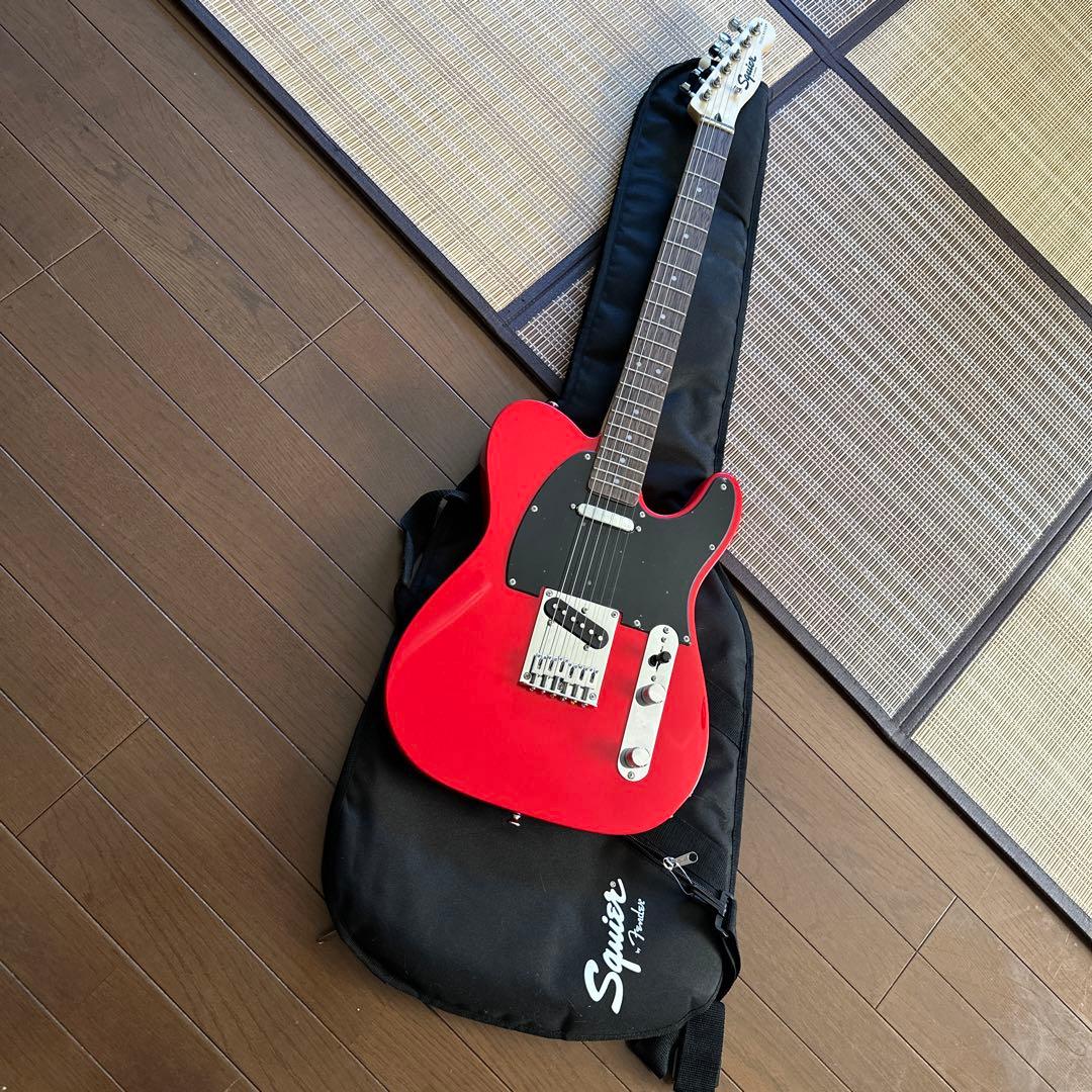 Squier Sonic Telecaster エレキギター 赤　動作良好目立つ