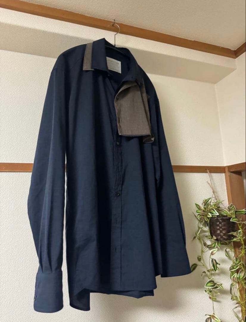 kolor カラー 22SS ライトトロ ドッキング 長袖 シャツ