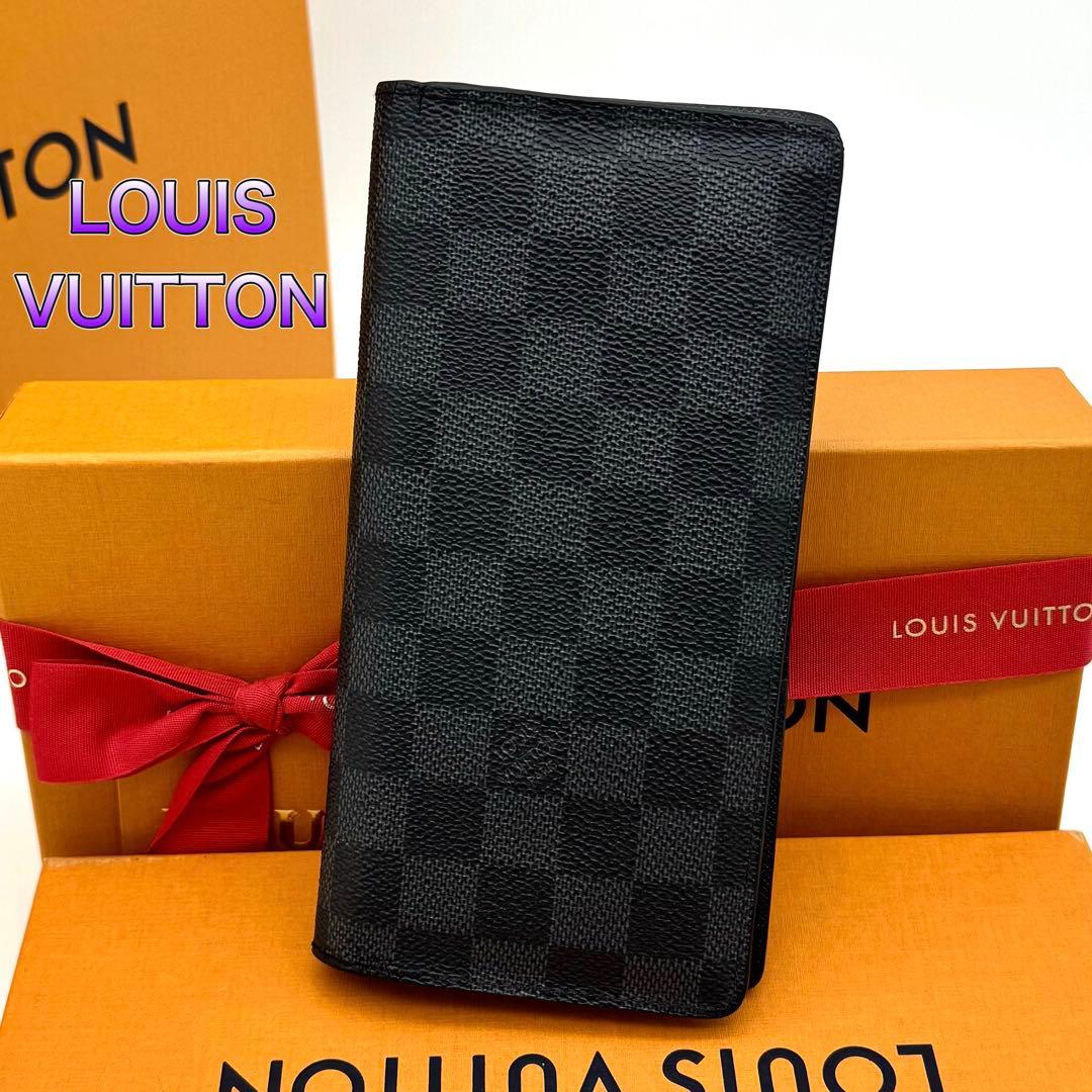 ルイヴィトン ダミエグラフィット ポルトフォイユブラザ 長財布