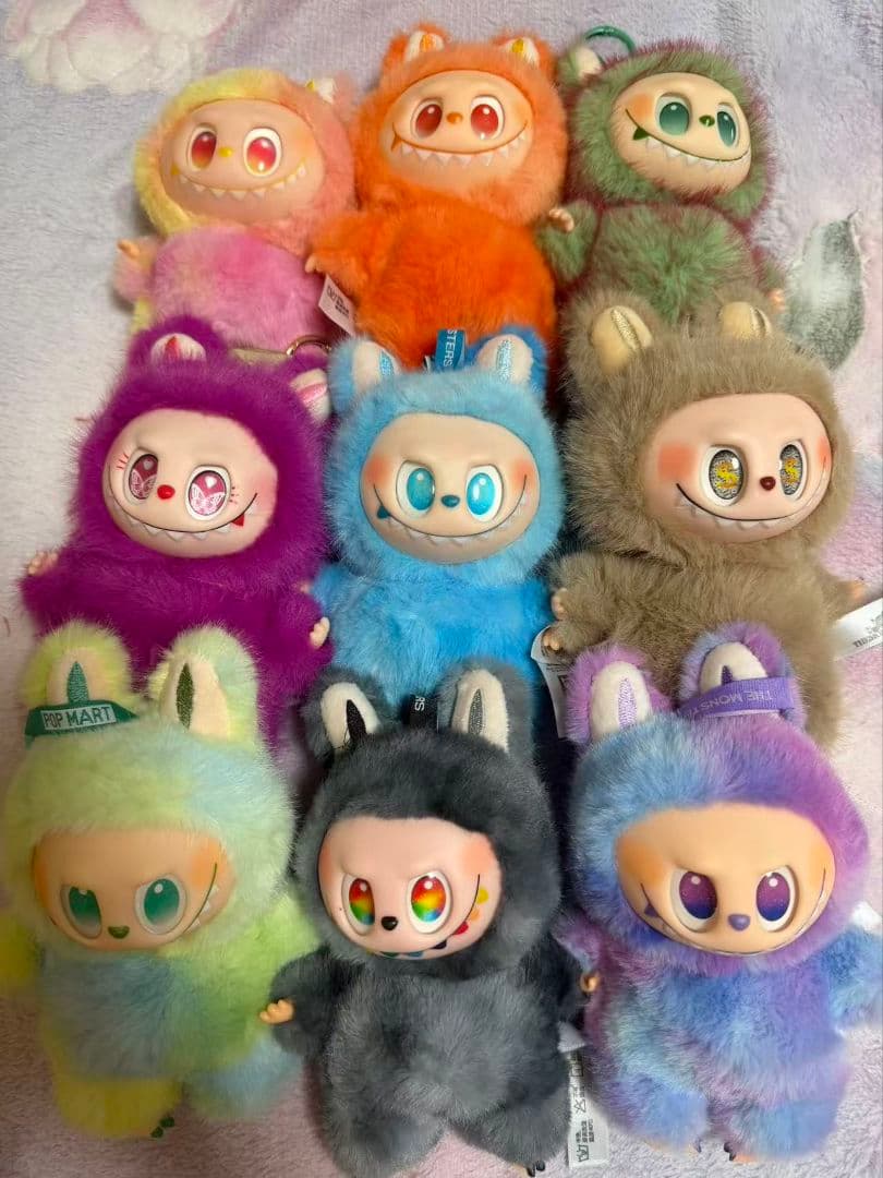 ラブブ labubuぬいぐるみ9点 Qoo10] LABUBU Big into Energy 【当日出