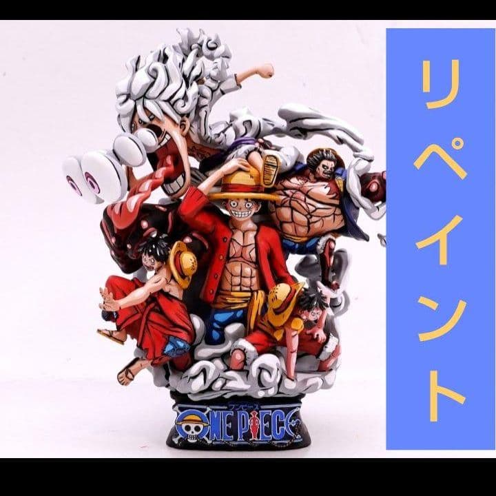 リペイント　二次元彩色　ログボックス　プチラマDX　ルフィスペシャル　ワンピース