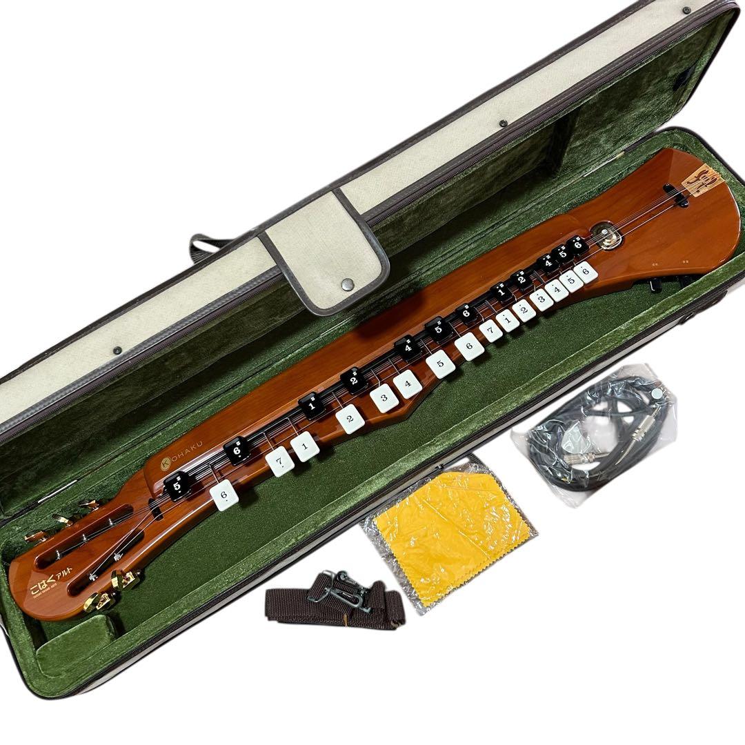 SUZUKI 電気大正琴 こはく アルト CHK-3 セミハードケース付き