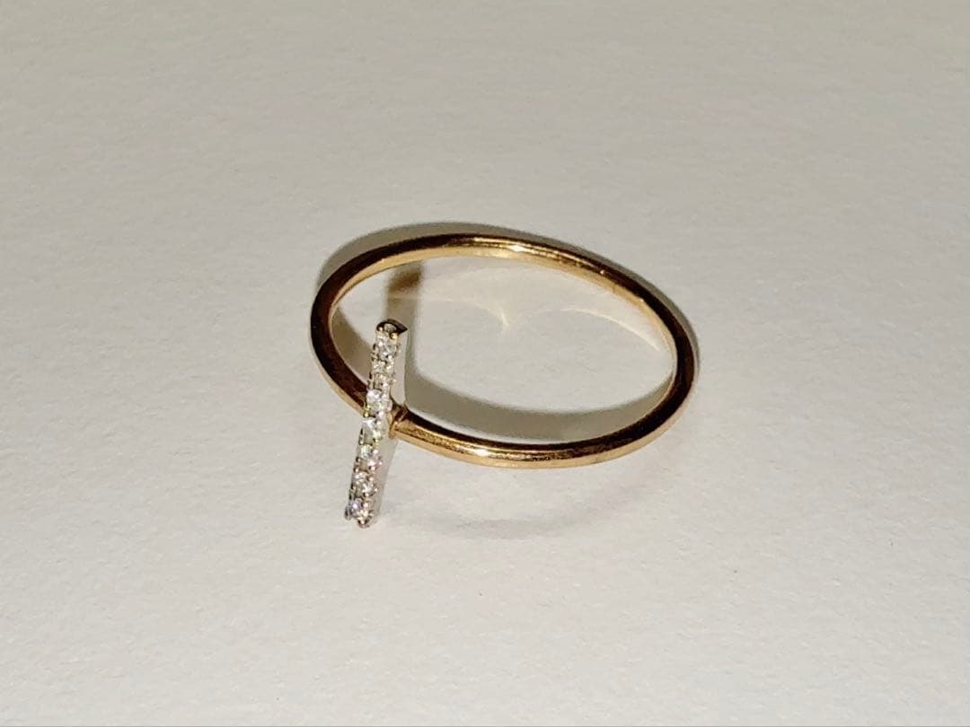 PAS TIERRA Briller k10 ベラバーダイヤモンドリング 11号