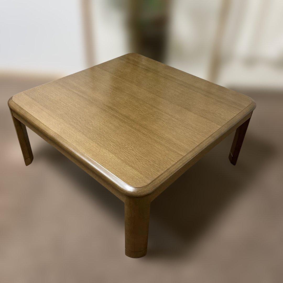 木製電気ヒーター内蔵こたつ