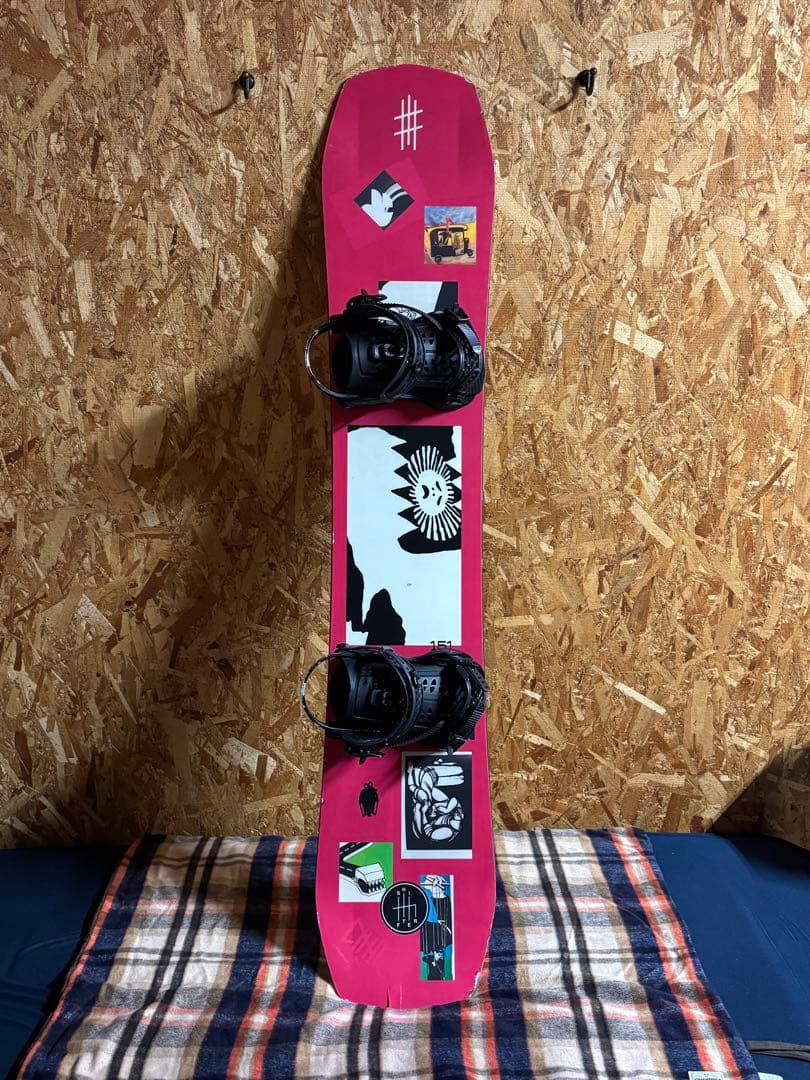 ユニオンフォース M ロブスターシフター151 スノーボード ビンディングセット