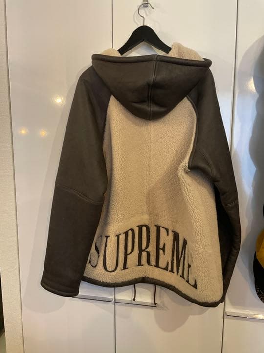 専用　supreme ムートンジャケット 中古・古着通販】SUPREME (シュプリーム) Faux Shearling Hooded