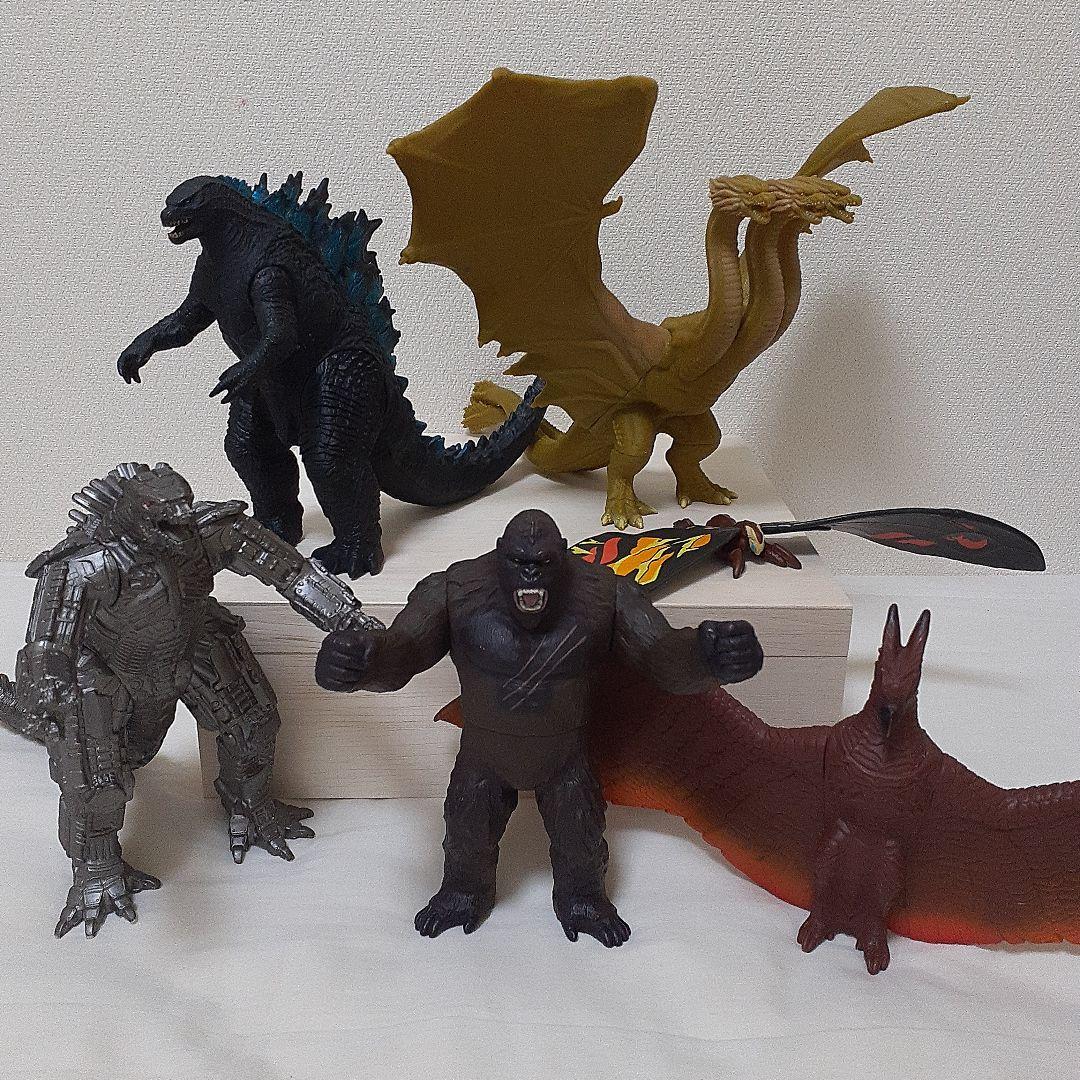 ゴジラ　キングギドラ　メカゴジラ　モスラ　ラドン　キングコング